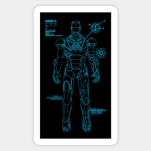 mk II hologram Sticker